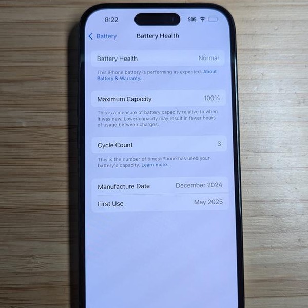 Apple iPhone 15 - Unlocked, 128 GB, Black, A2846