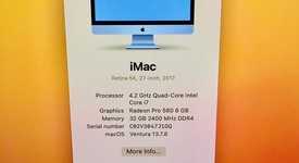 Mint
													iMac 2017 27" Retina 5K - I7, 512 GB, 32 GB, photo 3 of 16