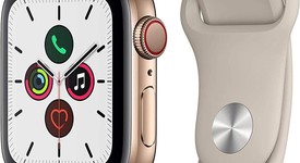 Mint
													Apple Watch Series 5 44mm - Unlocked, Gold, A2095 Cellular, Stainless Steel, photo 1 of 1