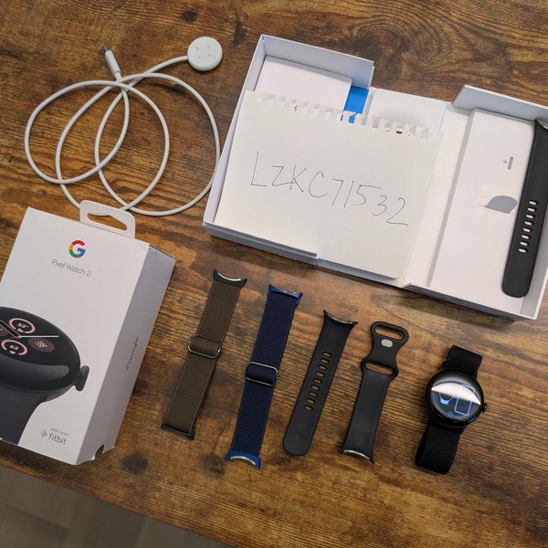 Google Pixel Watch 2 - Wi-Fi, Black, Wi-Fi