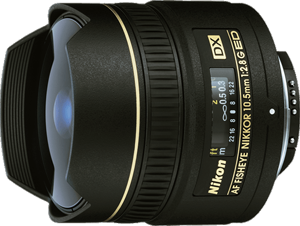 Nikon AF DX Fisheye Nikkor 10.5mm f2.8G ED