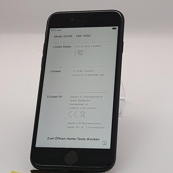 Apple iPhone SE 3rd Gen 2022 - AT&T, 64 GB, Midnight, A2595