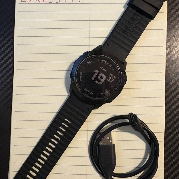 Garmin Fenix 6X - Black, Pro