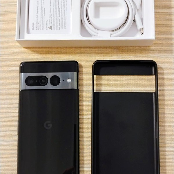 Google Pixel 7 Pro - Unlocked, 128 GB, Obsidian, 12 GB, GE2AE