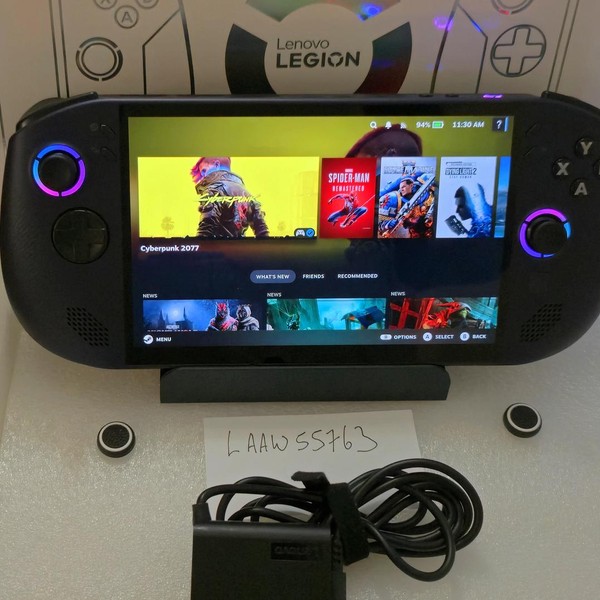 Lenovo Legion Go S - 512 GB, Black, 16 GB, AMD Ryzen Z2 Go