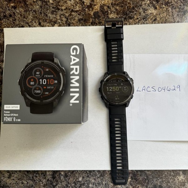 Garmin Fenix 8 - Titanium, SOLAR