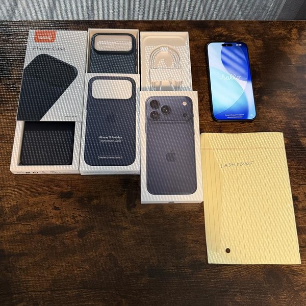 Apple iPhone 17 Pro Max - Unlocked, 256 GB, Deep Blue, A3257