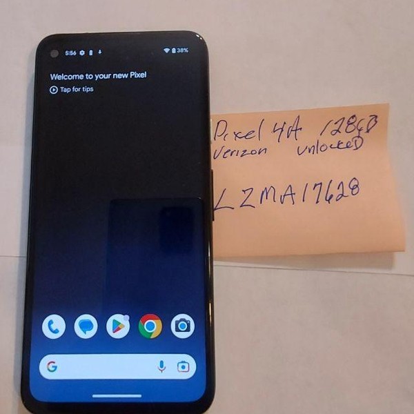 Google Pixel 4a - Verizon, Black, 128 GB, 6 GB
