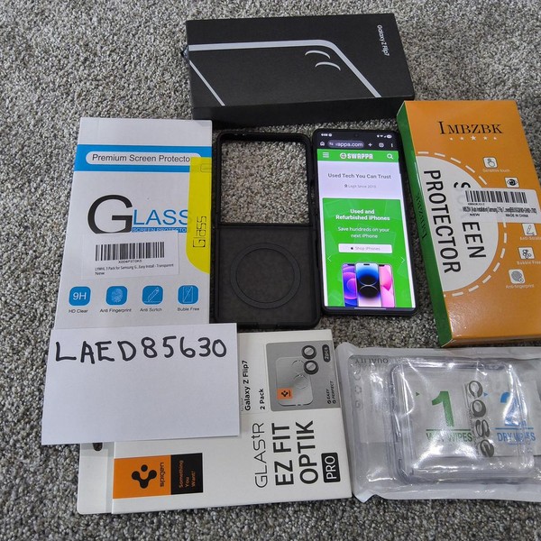 Samsung Galaxy Z Flip7 - Verizon, 256 GB, Jet Black, 12 GB, SM-F766U