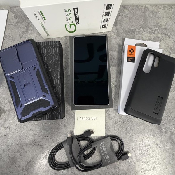 Samsung Galaxy S25 Ultra - Unlocked, 256 GB, Silverblue, 12 GB, SM-S938U1