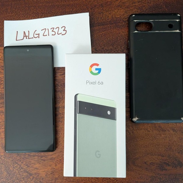 Google Pixel 6a - Unlocked, 128 GB, Sage, 6 GB, GX7AS