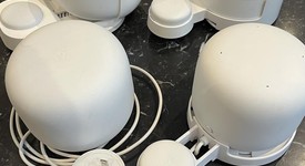 Good
													Google Nest WiFi Mesh Router - Snow, 3-Pack, photo 2 of 2