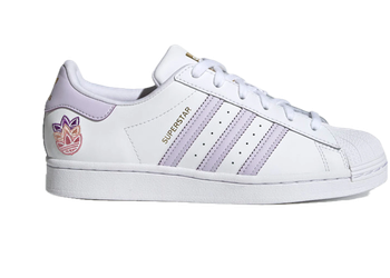adidas Superstar Trefoil White Purple Tint (Women's) for sale
