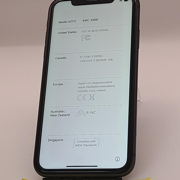 Apple iPhone 11 - Unlocked, 64 GB, Black, A2111