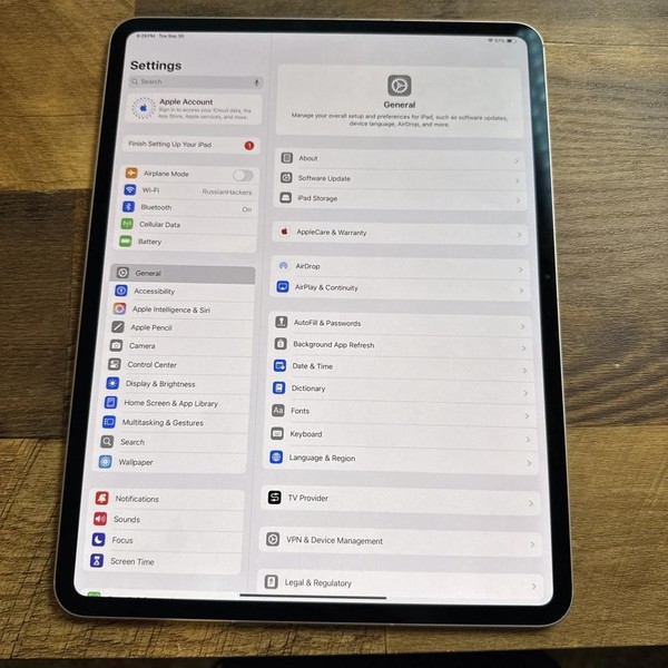 Apple iPad Pro 13 inch (M4) 2024 - Unlocked, 1 TB, Silver, 16 GB, A2926, Nano-texture Glass
