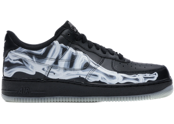 Nike Air Force 1 Low Black Skeleton Halloween (2019) for sale