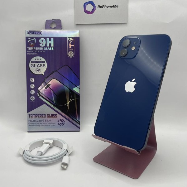 Apple iPhone 12 - Unlocked, 128 GB, Blue, A2172