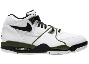 Nike Air Flight 89 White Black Olive for sale