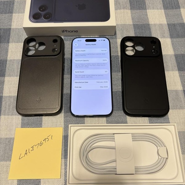 Apple iPhone 17 Pro - Unlocked, 256 GB, Deep Blue, A3256