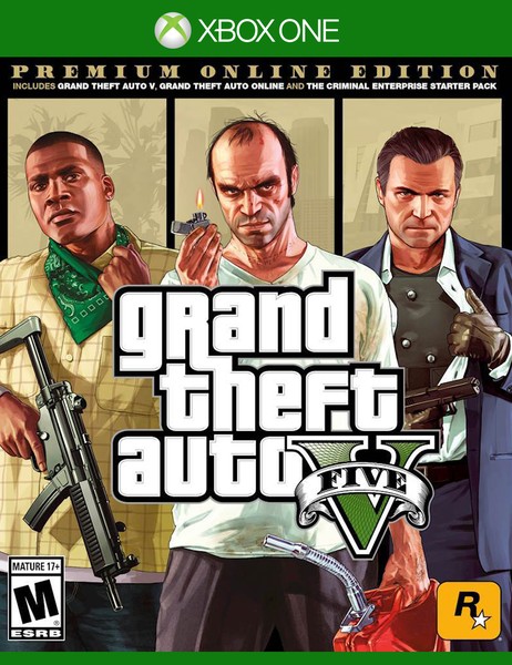 Grand Theft Auto V, Premium Online Edition for Xbox One