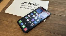 Good
													Apple iPhone 12 - Unlocked, Black, 64 GB, A2172, photo 1 of 5