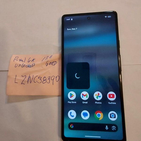 Google Pixel 6a - T-Mobile, 128 GB, Sage, 6 GB, GX7AS