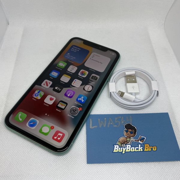 Apple iPhone 11 - Unlocked, 64 GB, Green, A2111