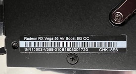 Used
													MSI Radeon RX Vega 56 - RX-VEGA-56-AIR-BOOST-8G-OC, Air Boost OC, photo 5 of 12