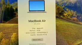 Fair
													MacBook Air 2020 - 13" - Apple M1, Gray, 128 GB, 8 GB, photo 2 of 14