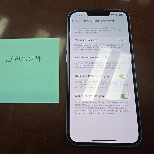 Apple iPhone 13 - Unlocked, 128 GB, Blue, A2482