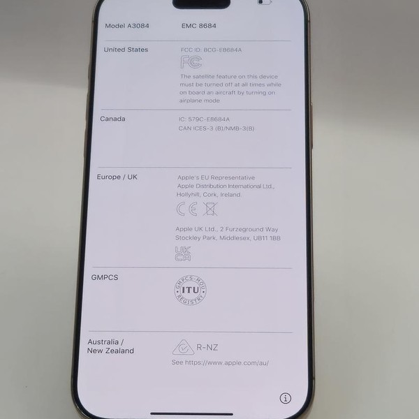 Apple iPhone 16 Pro Max - Unlocked, Desert, 256 GB, A3084