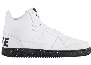 Nike Court Borough Mid White Black Speckled Sole for sale