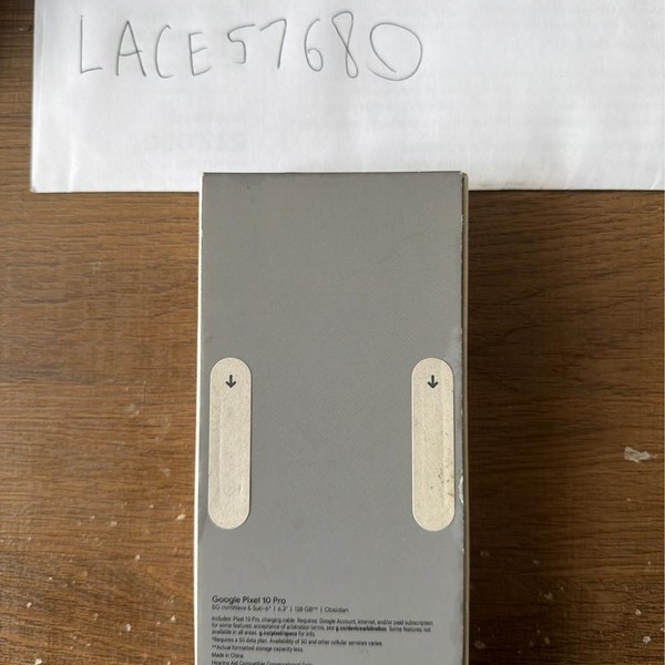 Google Pixel 10 Pro - T-Mobile, 128 GB, Obsidian, G4QUR