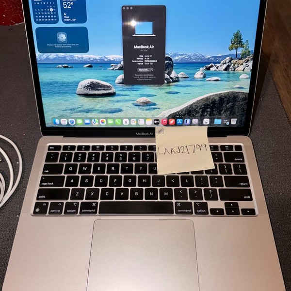 MacBook Air 2020 - 13 inch - 1 TB, Silver, 16 GB, Apple M1