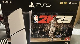 New
													PlayStation 5 Slim Digital Edition (2023) - White, 1 TB, photo 1 of 7