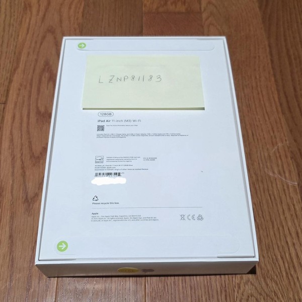 Apple iPad Air 11 inch (M3) 2025 - Wi-Fi, 128 GB, Blue, A3266