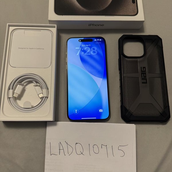 Apple iPhone 15 Pro Max - Unlocked, 512 GB, Natural, A2849