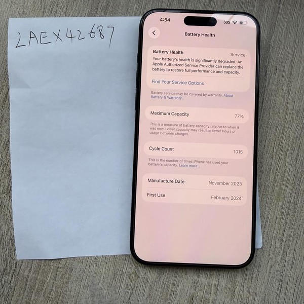 Apple iPhone 15 Pro Max - Unlocked, 256 GB, Blue, A2849