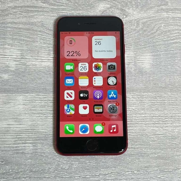 Apple iPhone SE 2nd Gen 2020 - Unlocked, 64 GB, Red, A2275