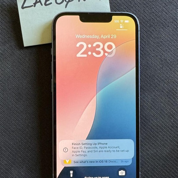 Apple iPhone 14 - Unlocked, 128 GB, Blue, A2649