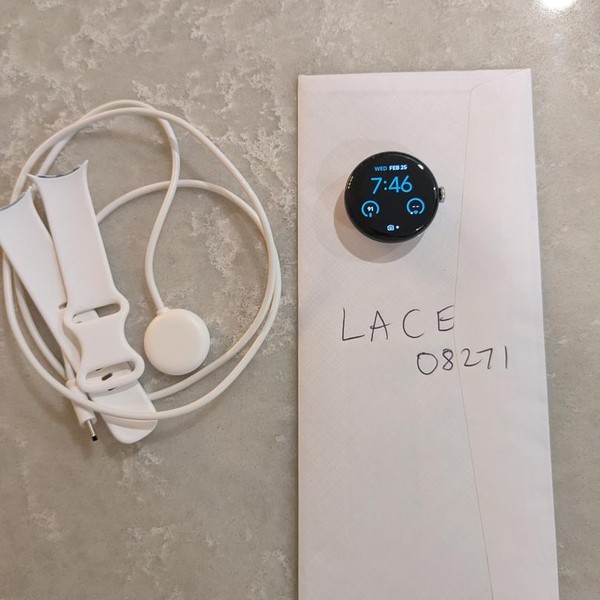 Google Pixel Watch 3 - Wi-Fi, Silver, 41mm, Wi-Fi