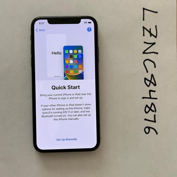 Apple iPhone X - AT&T, 64 GB, Gray, A1901, GSM