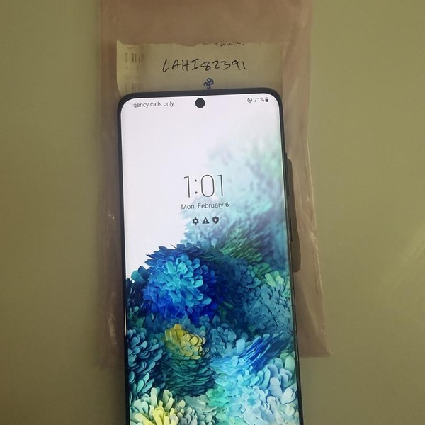 Samsung Galaxy S20 Plus 5G - T-Mobile, 128 GB, Black, 12 GB, SM-G986U