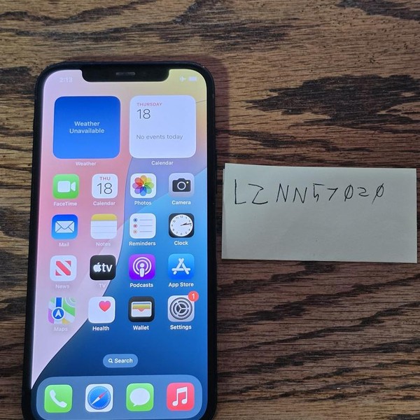 Apple iPhone 12 - Unlocked, 128 GB, Black, A2172