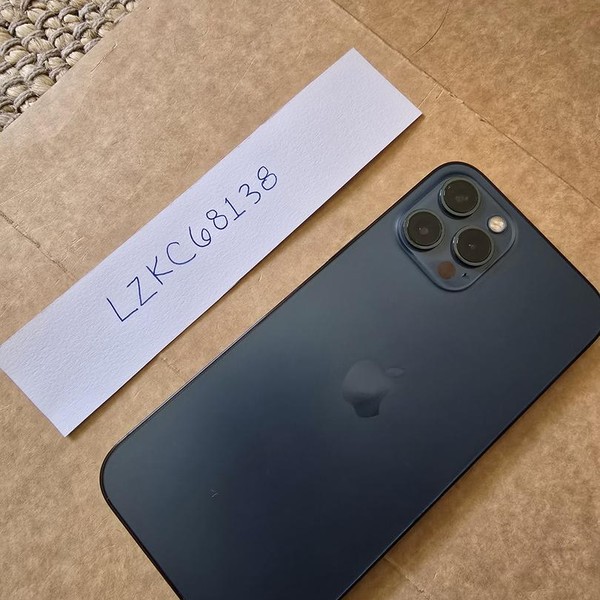 Apple iPhone 12 Pro Max - Unlocked, 128 GB, Pacific Blue, A2342