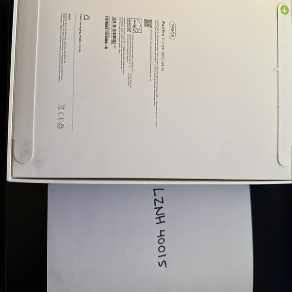 Apple iPad Pro 11 inch (M5) 2025 - Wi-Fi, 256 GB, Space Black, Apple M5 9-Core, A3357, Standard Glass