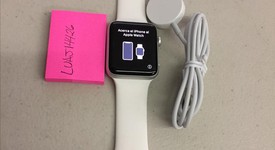 Fair
													Apple Watch Series 3 42mm - Unlocked, Silver, A1861, Aluminum, photo 1 of 5