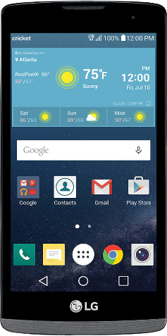 LG Risio - Cricket, 8 GB, White