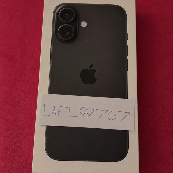 Apple iPhone 16 - Unlocked Non-US, 256 GB, Black, A3287