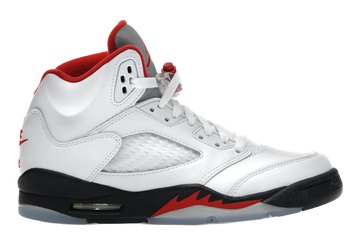Jordan 5 Retro Fire Red Silver Tongue (2020) (GS) for sale
